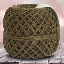 Twisted Bee Thick X 200ft, Organic Hemp Wick With Natural Beeswax Coating