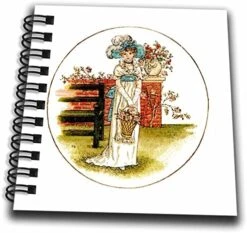 3dRose Pretty Kate Greenaway Illustration Of A Girl With A Basket Of. - Drawing Books (db_356331_2) -GENERIC Shop 51xkp8Q9UvL. AC