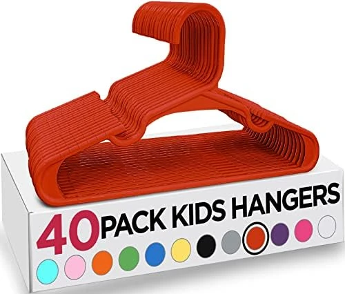 Utopia Home 60 Pack Kids Hangers - 11.5 Inch Plastic Baby Hangers For Closet - Childrens Hangers For Clothes & Infant Hangers For Closet - Ideal For Everyday Standard Use (White) 6 Utopia Home 60 Pack Kids Hangers - 11.5 Inch Plastic Baby Hangers For Closet - Childrens Hangers For Clothes & Infant Hangers For Closet - Ideal For Everyday Standard Use (White) - Image 6
