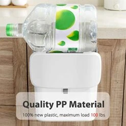 AYADA Hanging Trash Can With Lid, Hanging Garbage Can Lid For Kitchen Cabinet Door In Cabinet, Hanging Door Mounted, Under Sink Door Trash Bin RV Bathroom (White) -GENERIC Shop 51yqoEiICDL