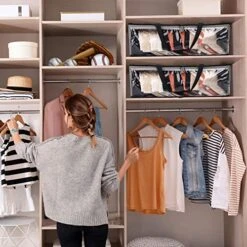 2 Packs Hat Organizer, Hat Storage For Baseball Caps, Hat Bag, Baseball Cap Organizer, Hat Holder Rack With 2 Carry Handles, Portable/Clear Visible/Dust Free, Holds Up To 19 Hats (Gray) -GENERIC Shop 51zCUhgF2mL