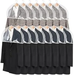 Zilink Dress Garment Bags For Storage 72-inch With Clear Window And 3" Gusset Dress Cover Bag For Long Evening Dresses,Fur Coat, Long Dress Gown Closet Storage 12 Zilink Dress Garment Bags For Storage 72-inch With Clear Window And 3" Gusset Dress Cover Bag For Long Evening Dresses,Fur Coat, Long Dress Gown Closet Storage -GENERIC Shop 51zh6VWhMcL. AC