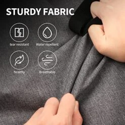 2 Packs Hat Organizer For Baseball Caps Baseball Hat Storage Transparent Windows Large Cap Organizer Carrying Handles Bag Dust-proof Breathable Hat Holder Extra Width 21.7’’L X 8.7’’W X 9.4’’H (Gray) -GENERIC Shop 616olcTF8DL