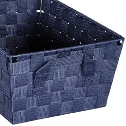 Whitmor Woven Strap Storage Baskets S/3-Navy, Navy, 3 Count -GENERIC Shop 61DyLxOs7OL