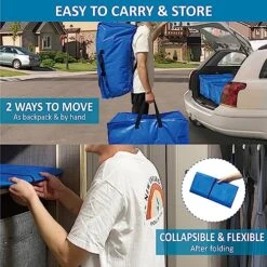 6 Pack Heavy Duty Extra Large Moving Bags With Backpack Straps & Vacuum Storage Bags Moving Supply Combo, Moving Totes With Handles & Zippers For Space Saving, Fold Flat, Includes Vacuum Bags 8 6 Pack Heavy Duty Extra Large Moving Bags With Backpack Straps & Vacuum Storage Bags Moving Supply Combo, Moving Totes With Handles & Zippers For Space Saving, Fold Flat, Includes Vacuum Bags -GENERIC Shop 61IZ9jXrtvL