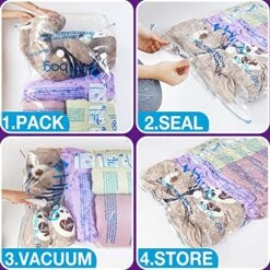 XXL Jumbo 47''X35'' Vacuum Storage Space Saver Bags Extra Large For Blanket, Bedding, Comforters And Huge Stuffed Toy (4 Pack), Clear 16 XXL Jumbo 47''X35'' Vacuum Storage Space Saver Bags Extra Large For Blanket, Bedding, Comforters And Huge Stuffed Toy (4 Pack), Clear -GENERIC Shop 61OSG2Rl8vS