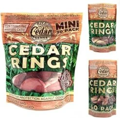 Cedar Rings - 20 Pack - Cedar Sense - Made In U.S.A.- Cedar Blocks For Clothes Storage - Cedar For Closets And Drawers 10 Cedar Rings - 20 Pack - Cedar Sense - Made In U.S.A.- Cedar Blocks For Clothes Storage - Cedar For Closets And Drawers -GENERIC Shop 61Vh0iGql2L. AC