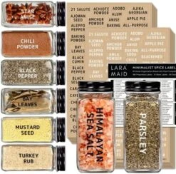 351 Ultimate Pantry Label Set, Black Text On White Vinyl Waterproof Label Sticker With Removable Adhesive- Fits On Round, Square And Rectangle Jars - Organize Pasta, Baking, Legume And Grain 23 351 Ultimate Pantry Label Set, Black Text On White Vinyl Waterproof Label Sticker With Removable Adhesive- Fits On Round, Square And Rectangle Jars - Organize Pasta, Baking, Legume And Grain -GENERIC Shop 61bD5CaUn1L. AC