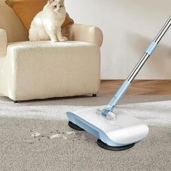 ARMERI 1pc Hand Push Sweeper, 3 In 1 Sweeping Mop Crumb Sweeper, Manual Floor Cleaner, Vacuum Cleaner Home Cleaning Tool For Sweeping Mopping UO-808 -GENERIC Shop 61fuR1JhZKL