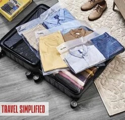 [ 10 COUNT ] - 3 MILL - Extreme THICK Extra Large Super Spacious Strong CLEAR Big Bags, Perfect Resealable Brining Bag For Huge Turkey Roast Reclosable, 8 GALLON, 3 Mill, Size 22"x24" Plastic Food Storage Bags For Clothing, Toys, Storage, Moving, Organization -GENERIC Shop 61hxPSL2mOL