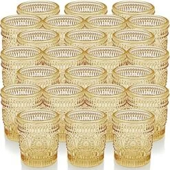 WDHODEC Clear Tealight Candle Holders Set Of 24, Fall Votive Candle Holders, Vintage Tea Lights For Birthday Party, Wedding Halloween Decoration 19 WDHODEC Clear Tealight Candle Holders Set Of 24, Fall Votive Candle Holders, Vintage Tea Lights For Birthday Party, Wedding Halloween Decoration -GENERIC Shop 61uu977LDIL. AC